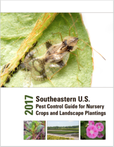 Cover of 2017 Southeaster U.S. Pest Control Guide for Nursery Crops and Landscape Plantings